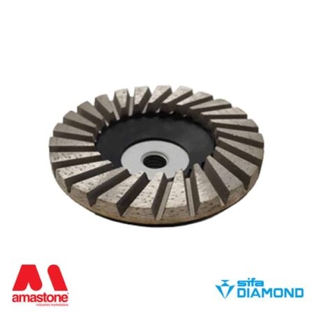 Diamond cup wheel for granite “Rubber” – Sifa