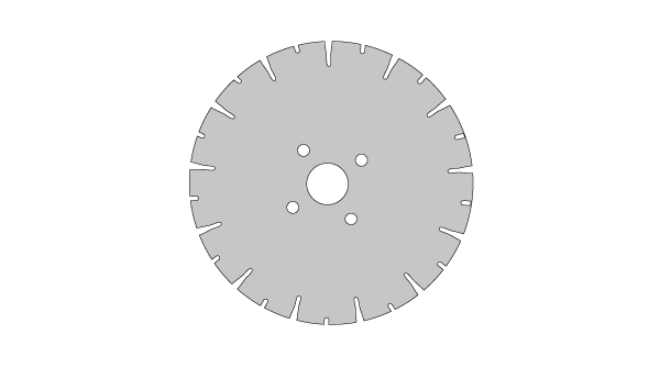 Blade for power cutters, masonry saws and floor saws