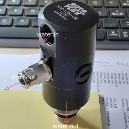 Rotary Unions Coolant For Rotating Spindle Rotoflux