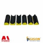 6 pads for Compact Straight Line Air Sander - Gison