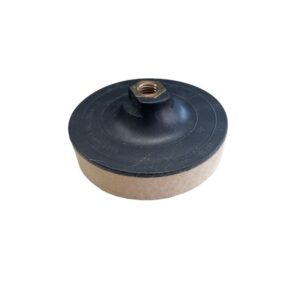 Plastic backing pad with felt for polishing