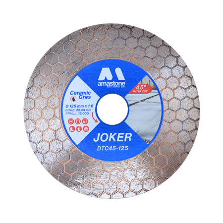 Joker 2.0 45 Degree Porcelain Cutting Blade Ø125 Mm Amastone