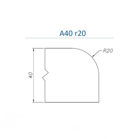 Diamond Wheels Line Master A40 R20 Profile – Mem