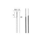 28255 Set 2 Diamond Twist Drill Bits Ø 0.8 1.2 Mm – Proxxon