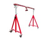 Easy Crane Mobile Gantry Crane On Wheels Battery Powered Hoist 500kg H3000 Mm Amastone