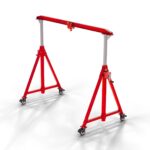 Easy Crane Mobile Gantry Crane On Wheels Battery Powered Hoist Height 3000 Mm Amastone
