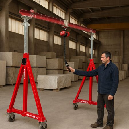 Mobile Gantry Crame 500 Kg Amastone Gpf