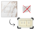Hidden Flush Button Invisi Tile Touch
