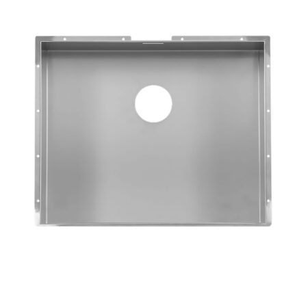 Flat Bottom Sink, Offset Drain