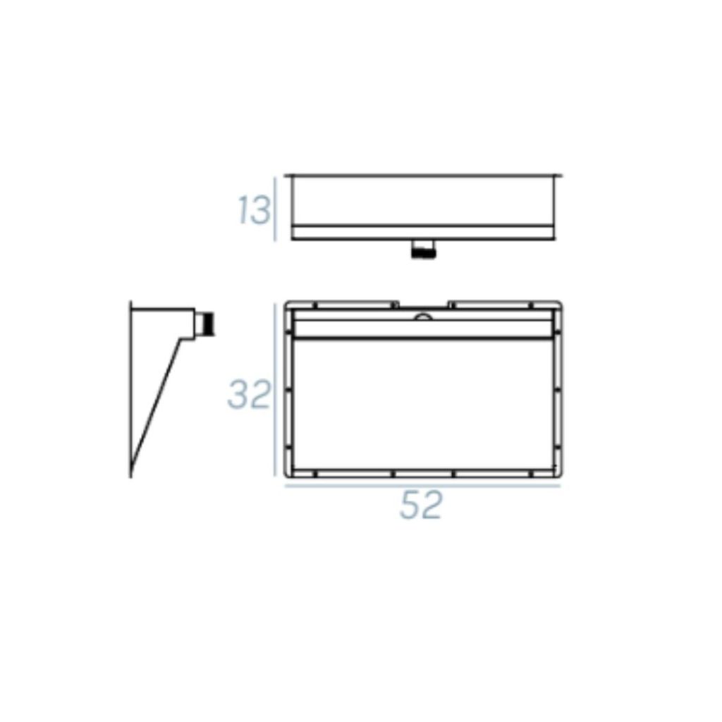 Flush Edge Cladding Version 52x32xh13