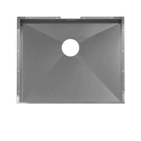 Kitchen Sink With Sloped Bottom And Offset Drain Hole