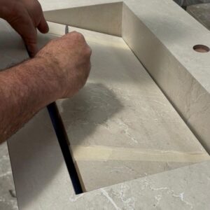 Tileable Stainless Steel Bathroom Basin Bottom Plate