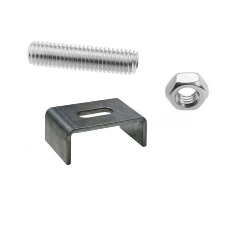 Undermount Sink Installation Fastening Kit Hook + Nut + Threaded Stud 8 Pcs