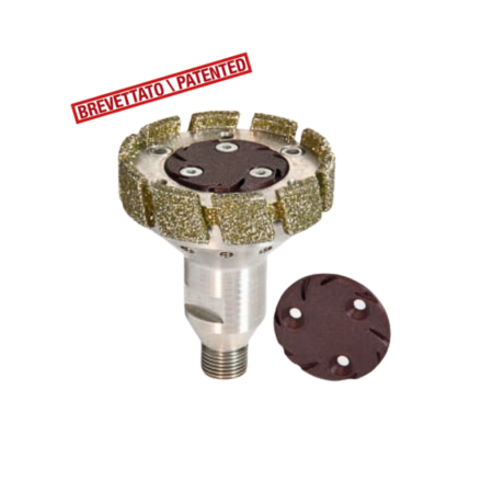 Internal Water Diverter For Cnc Stubbing Wheels