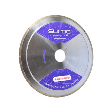 SUMO Reinforced 45° Cutting Blade for Porcelain Stoneware – Large Ceramic Slabs | Bridge‑Saw | Amastone