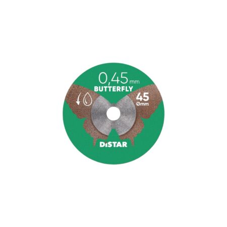 Butterfly Mini Diamond Blade Ø45 Mm Ultra Thin 0.45 Mm – Distar Without Shank