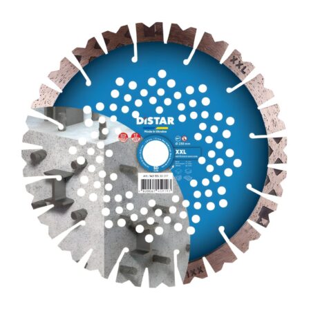 Distar 1a1rss Xxl Diamond Blade – 17 Mm Segment Reinforced Concrete 22.23 Mm Arbor