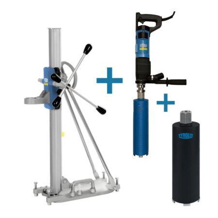 Tyrpulse Core Drilling Motor Kit Dru160 Drill Stand Ø127 Mm Core Bit – Tyrolit