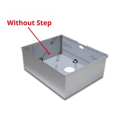 Undermount Stainless Steel Kitchen Sink Without Step