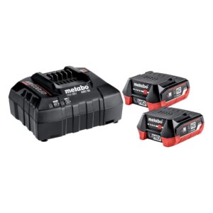 Metabo Starter Pack Fast Charger 2 Batteries 12v 4.0ah