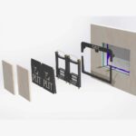 Tileable Flush Plate With Geberit, Tece, Viega, Alcaplast, Vitra, Cersanit And Noken Cisterns 10 In 1