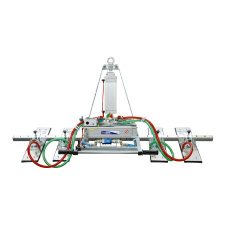 Compressed Air Slab Lifting Vacuum Lifter 4 Rotating Pads 180° 500 Kg Vam 4pn500 Ktl Manzelli