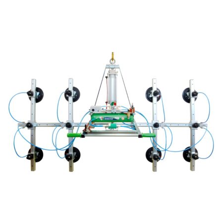 Compressed Air Vacuum Lifter 8 Pads 360 Kg Exe 8pn360 Gres For Slab Handling Manzelli