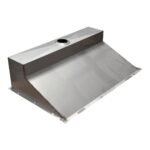 Undermount Stainless Steel Bathroom Basin Fully Tileable With Inspection Drain Channel