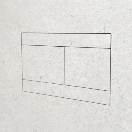 Tileable Flush Plate Compatible With Geberit, Tece, Viega, Alcaplast, Vitra, Cersanit And Delta Concealed Cisterns