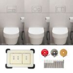Tileable M1 Wc Flush Plate Kit + Installation Tools